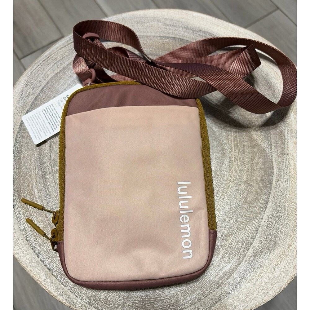 Lululemon Crossbody Bag Pink & Burgundy Shoulder Bag NWT